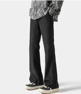Flared Drape Suit Pants
