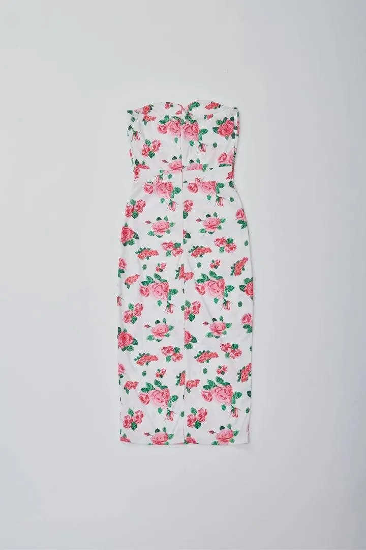 Floral Print Midi Dress