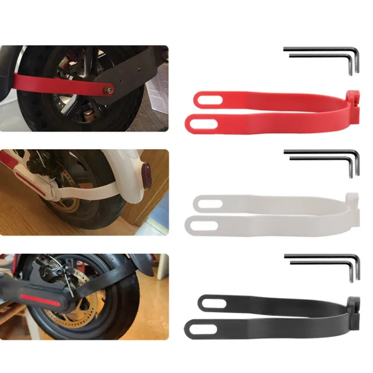 For Xiaomi Mijia M365 Scooter Bracket Accessories Rear Fender Shock Absorbing Bracket(Red)