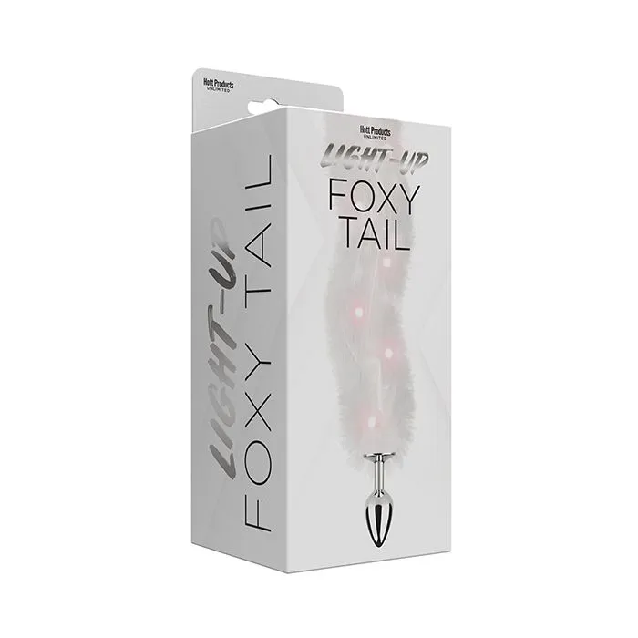 Foxy Tail Light Up Faux Fur Butt Plug