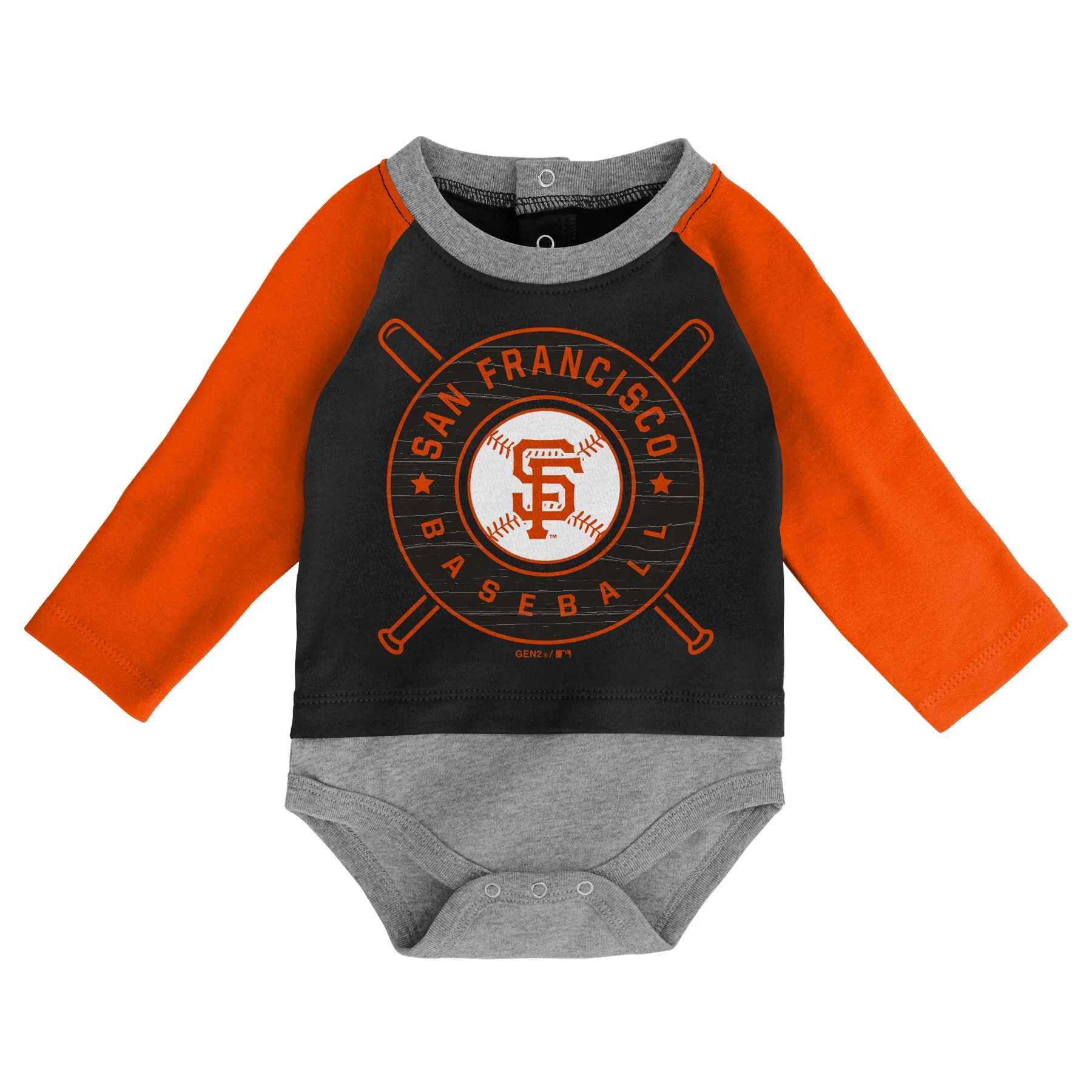 Giants Baseball Baby Outfit