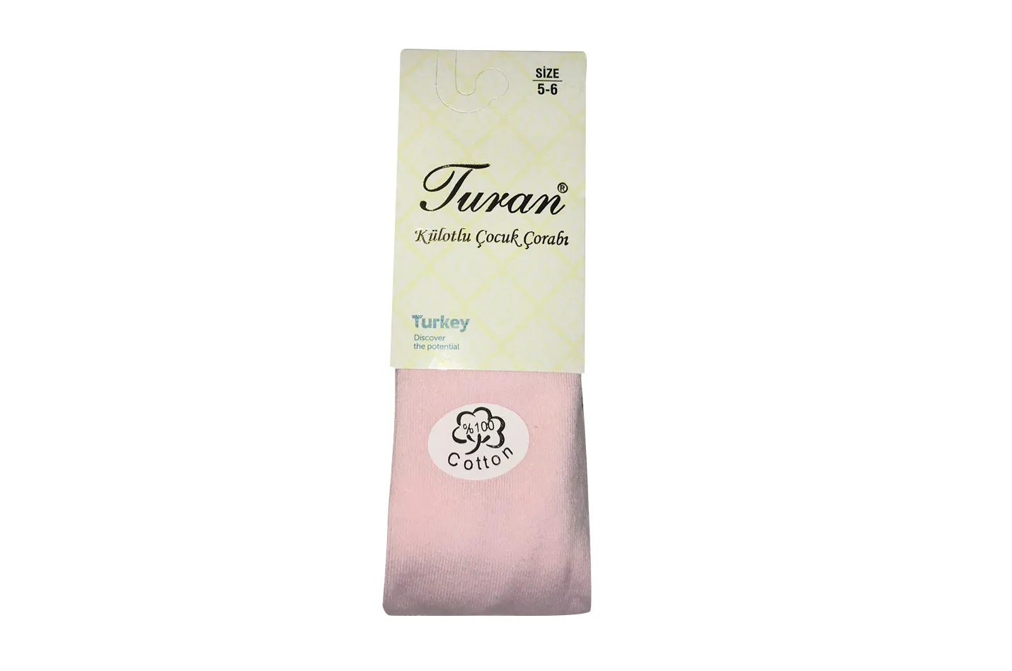 Girl's Cotton Tights - Pinky