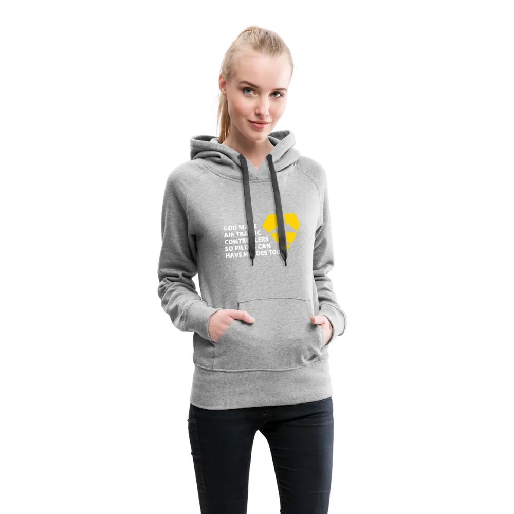 God Made Air Traffic Controllers Women’s Premium Hoodie