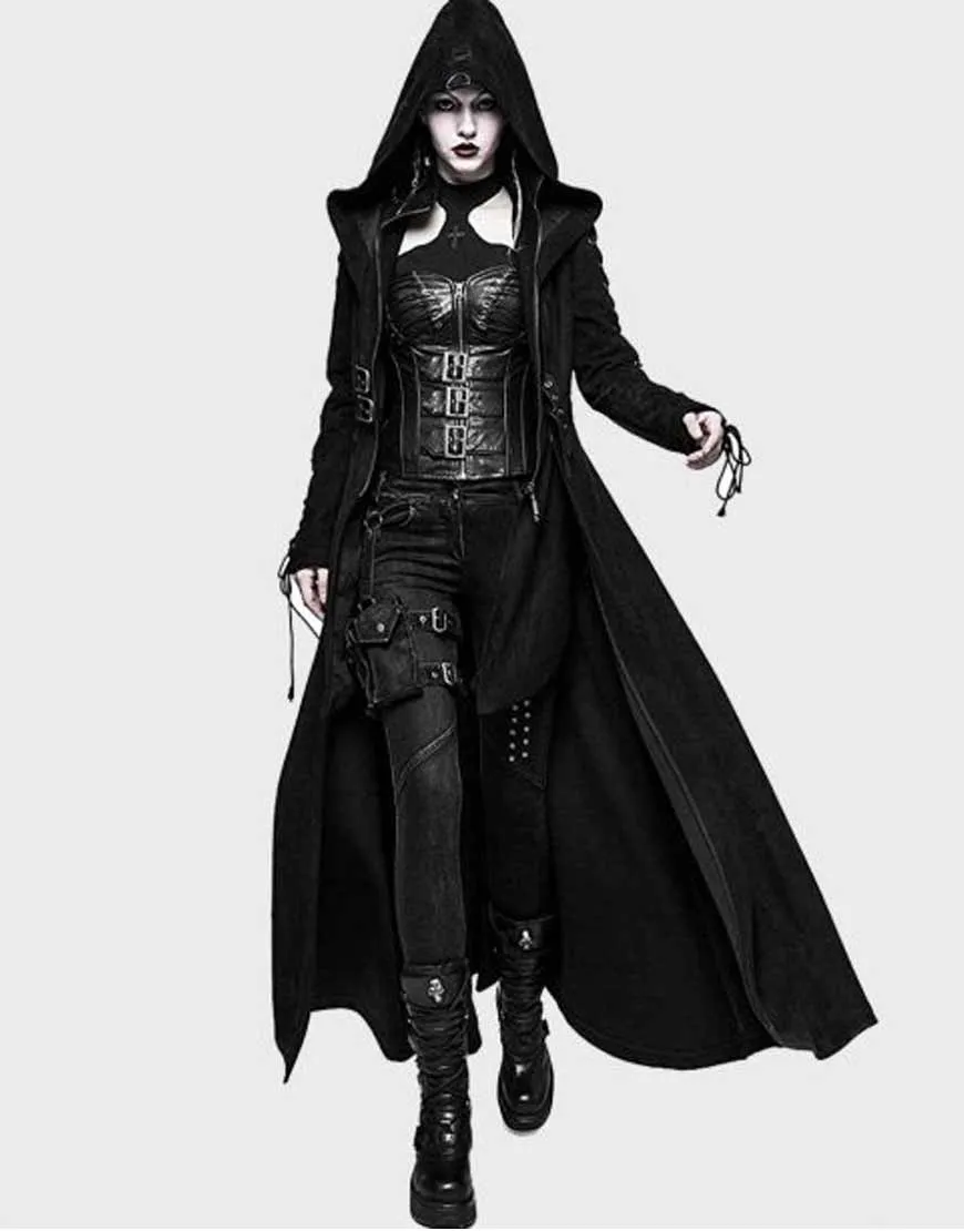 Gothic Dark Angel Hooded Halloween Costume