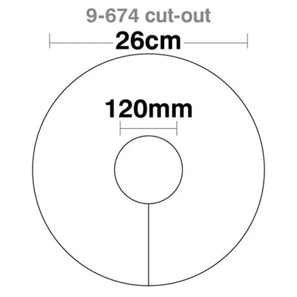 HART 2.5m AFL Post Pads - 120mm Cut Out
