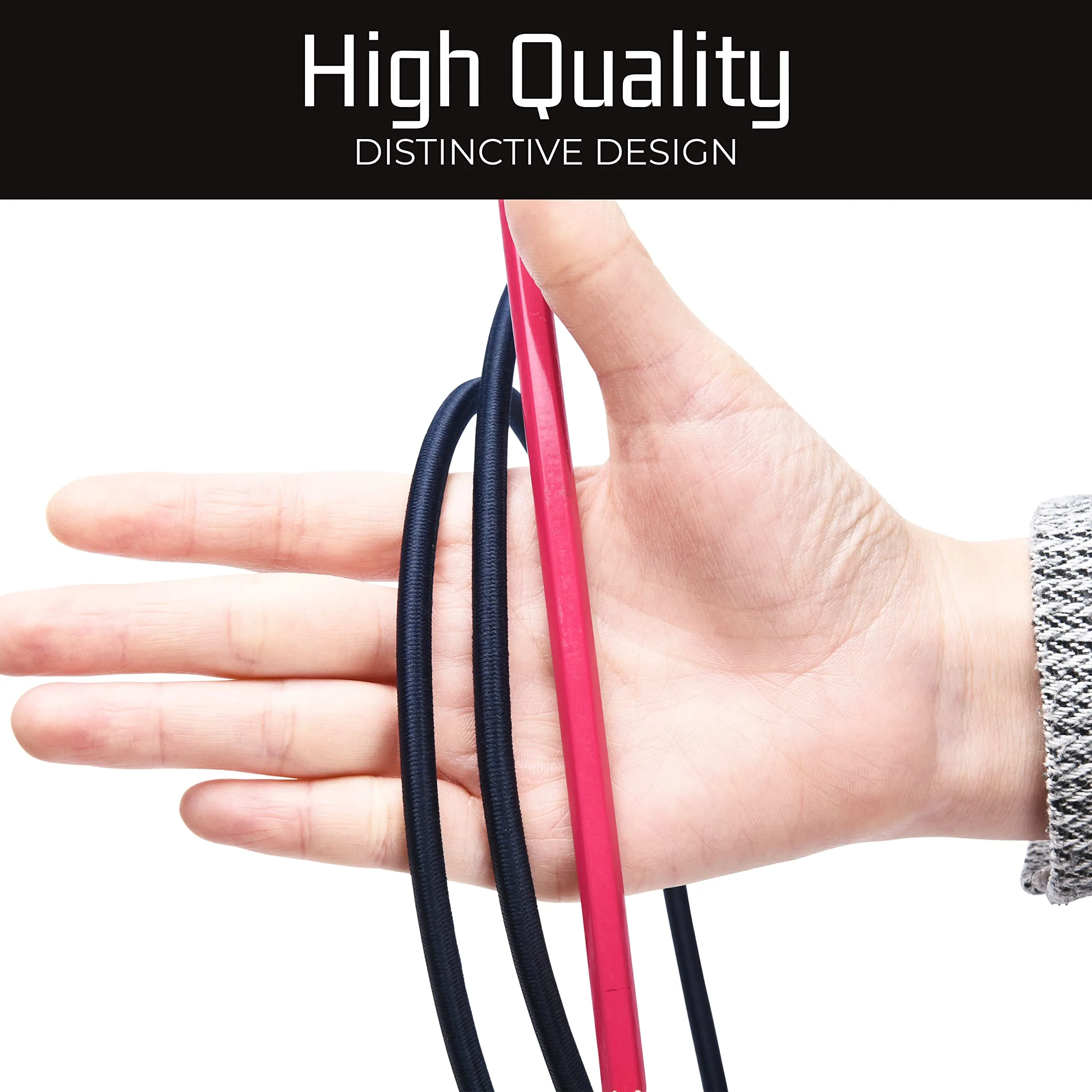 Heavy Duty Bungee Cord - 023 X 98425' - Elastic Bungee Adjustable Straps