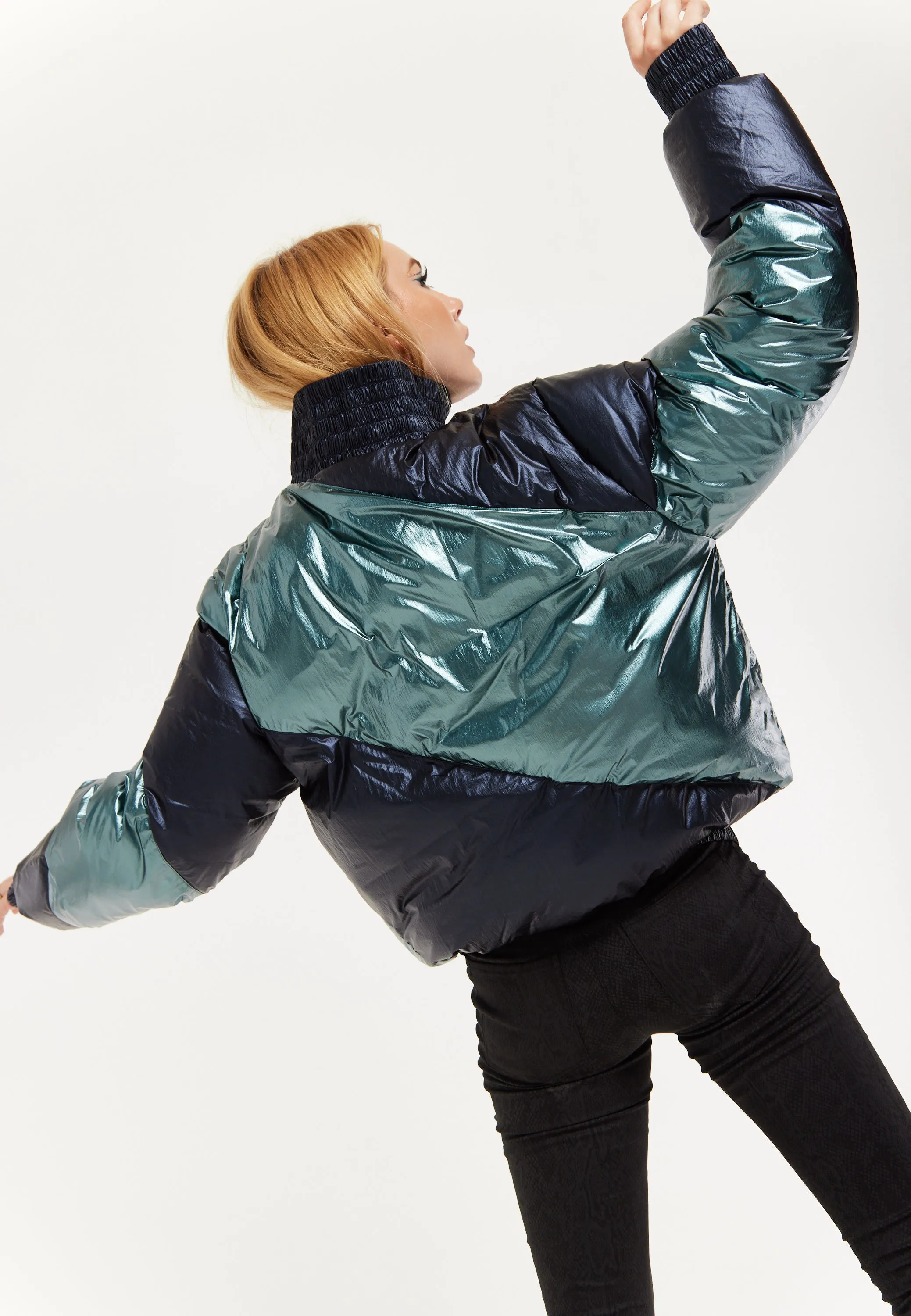House of Holland Muted Oversized Puffer Coat