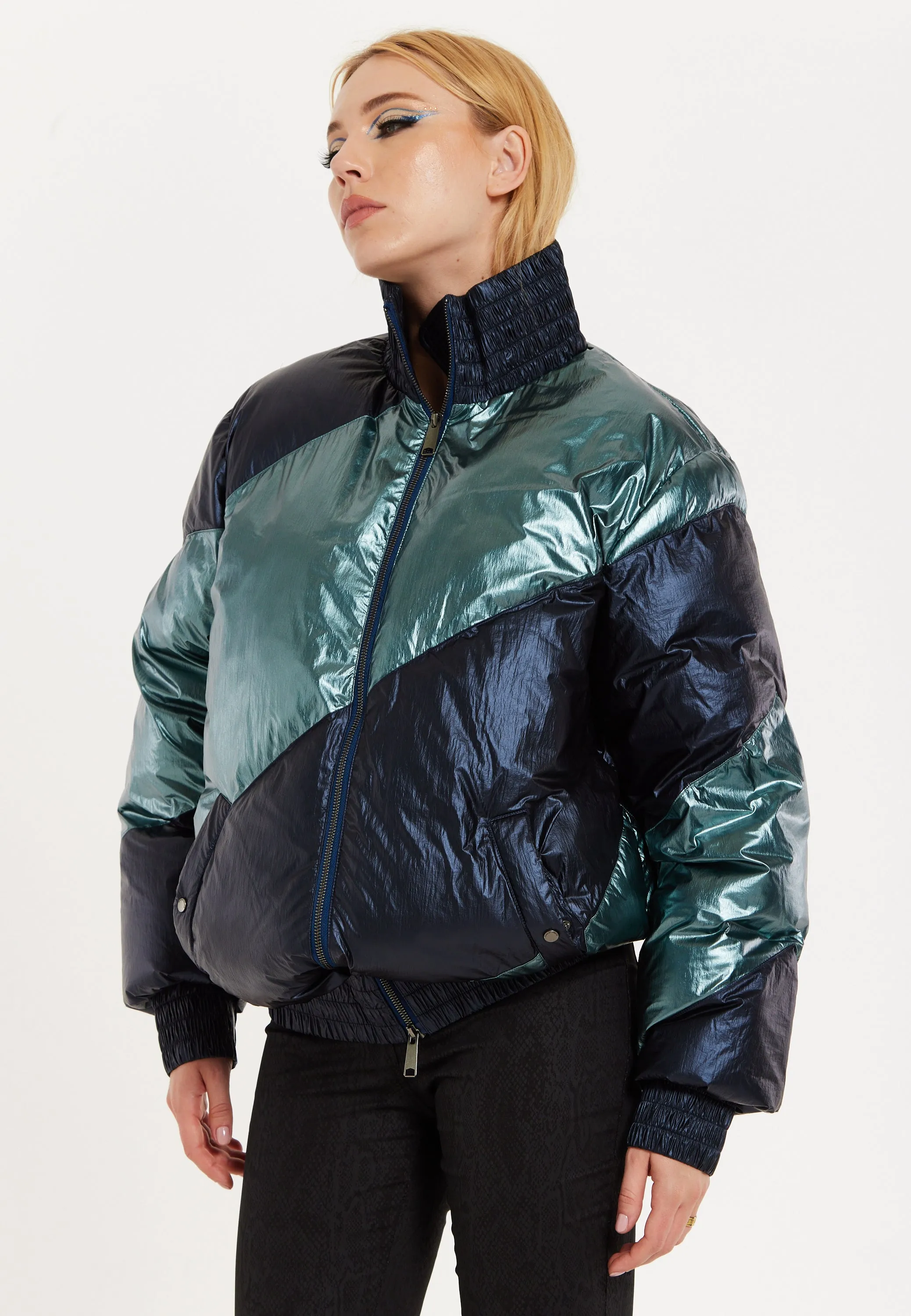 House of Holland Muted Oversized Puffer Coat
