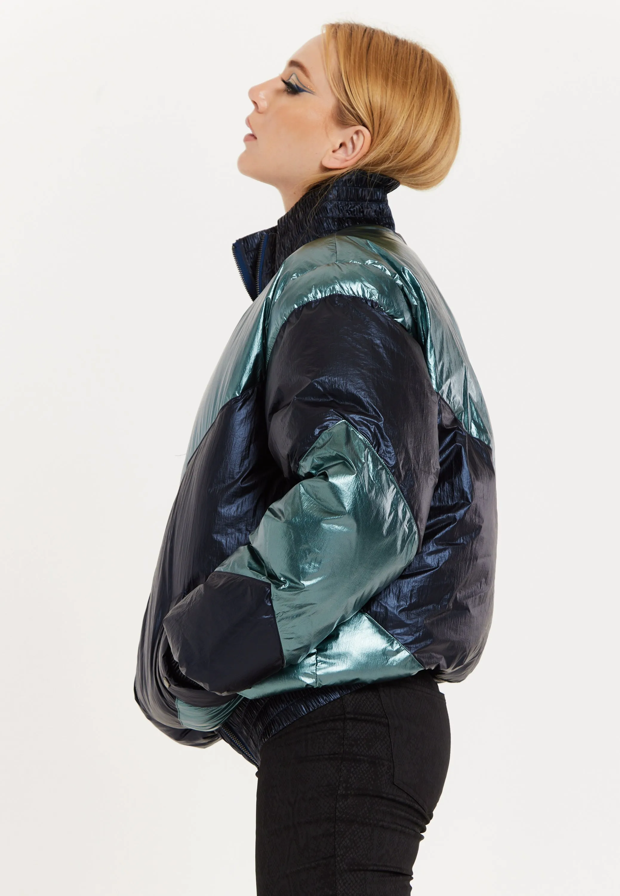 House of Holland Muted Oversized Puffer Coat