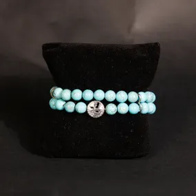 Howlite Turquoise Double Layer