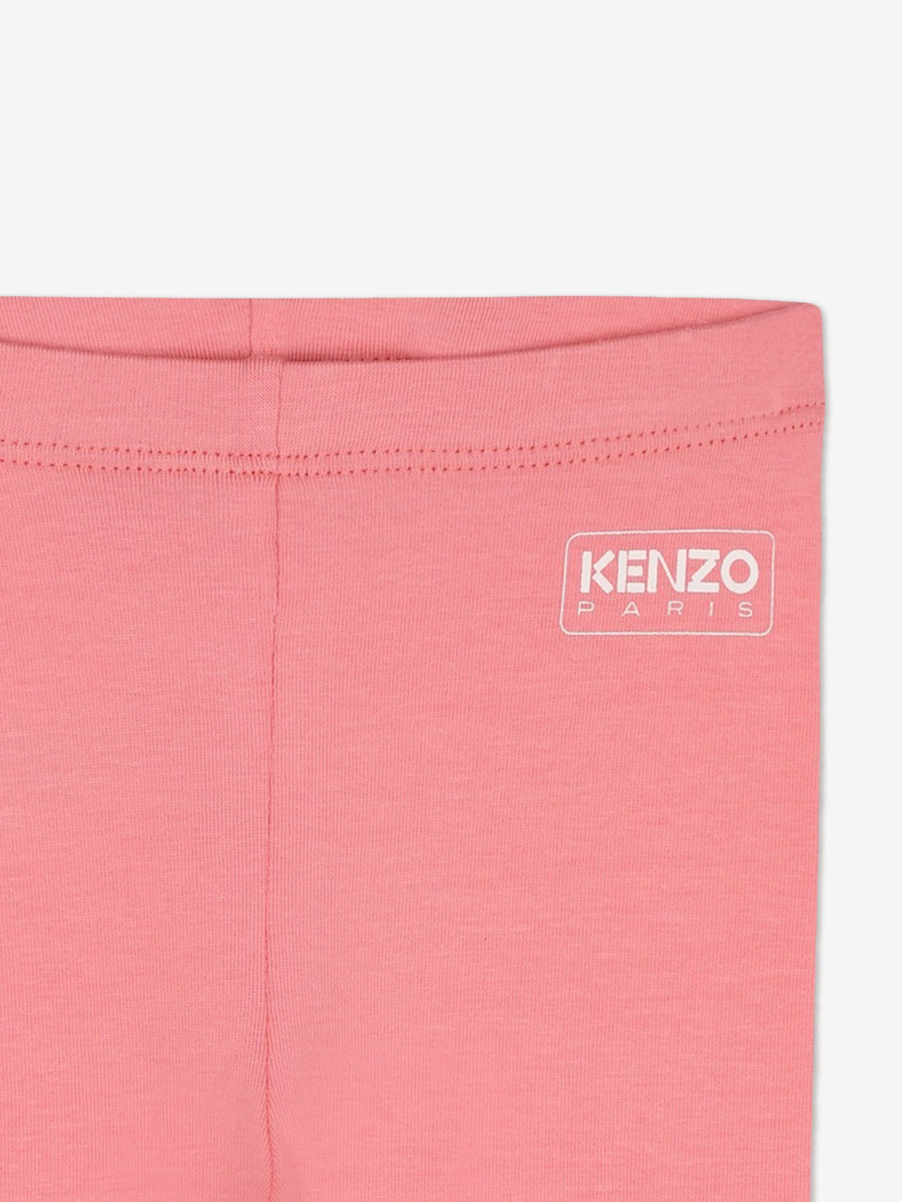 KENZO Baby Girls Logo Leggings in Pink