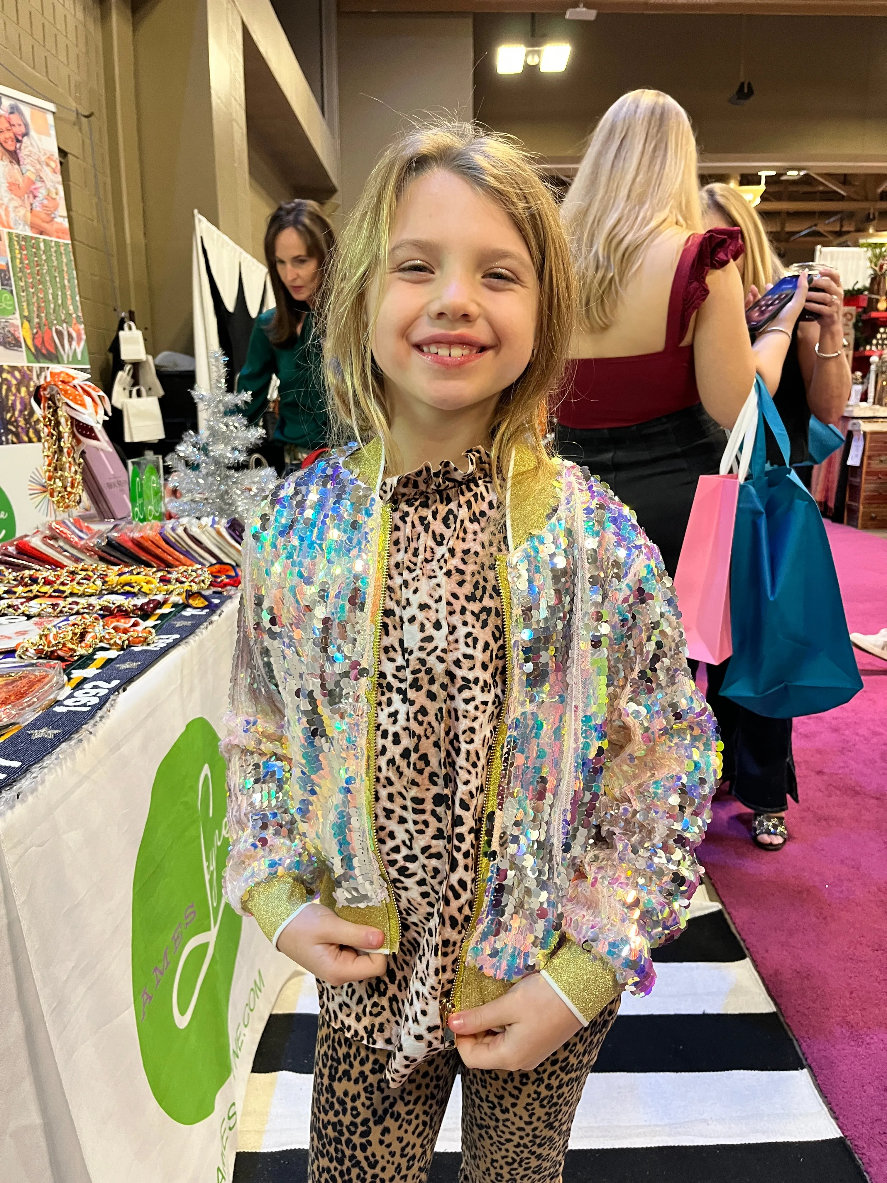KIDS JUST WANNA HAVE FUN SEQUIN JACKET