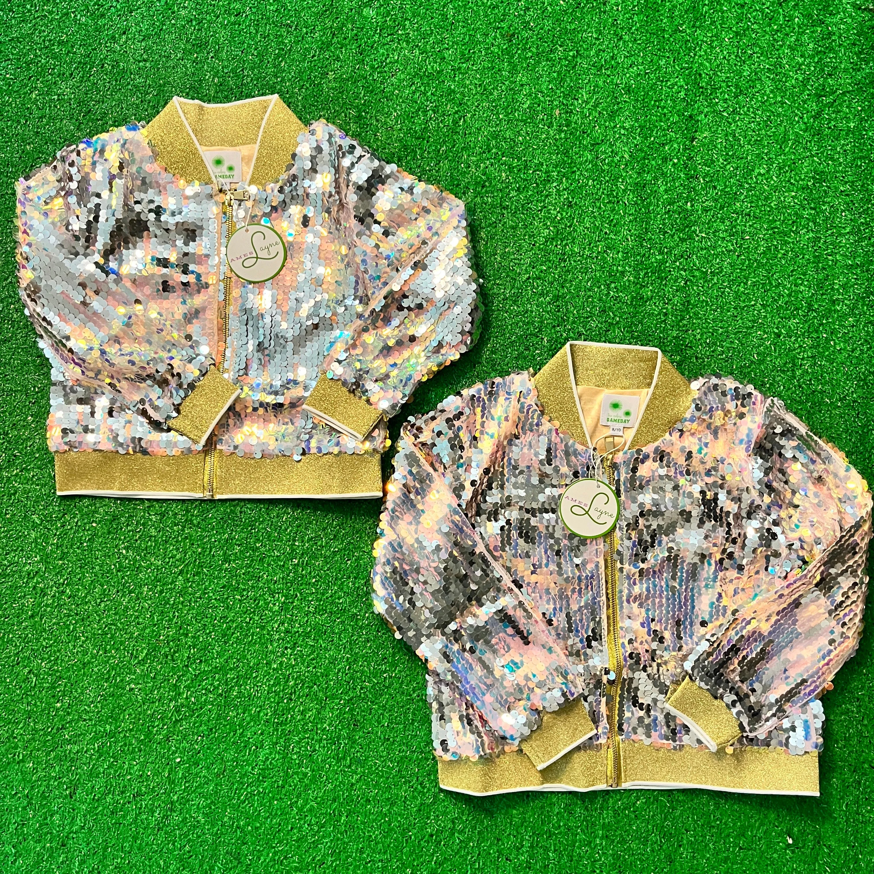 KIDS JUST WANNA HAVE FUN SEQUIN JACKET