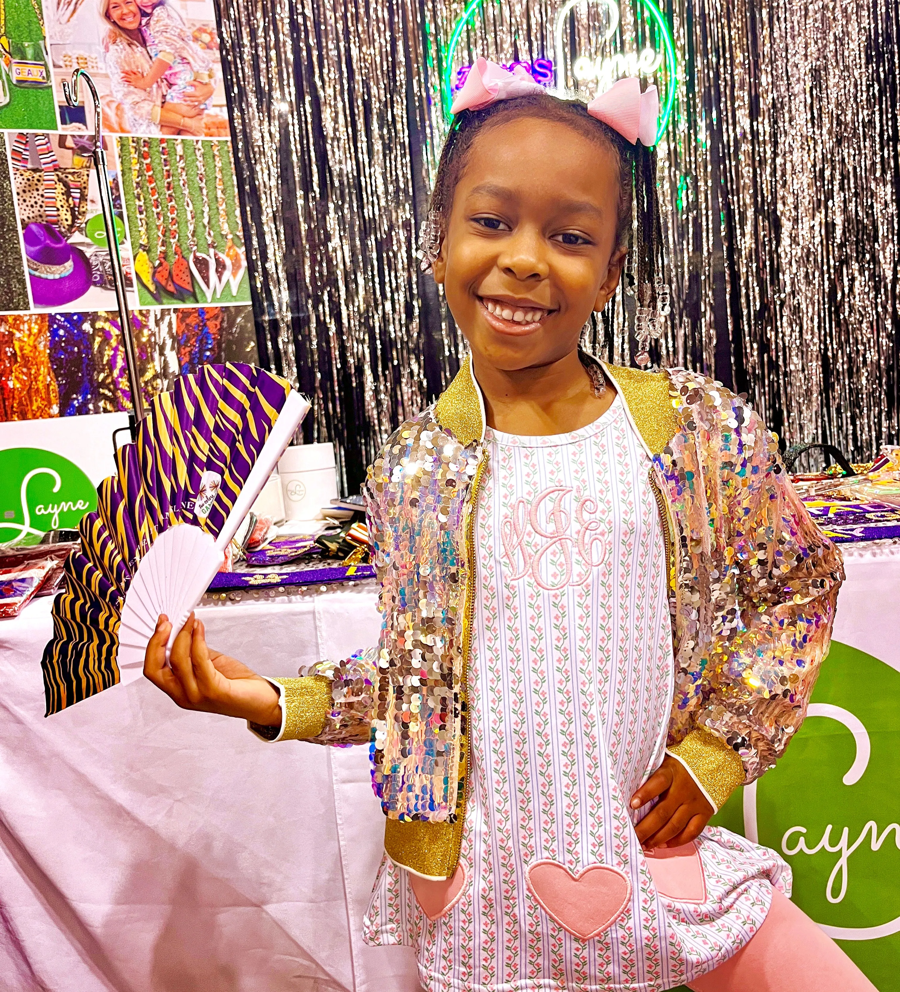 KIDS JUST WANNA HAVE FUN SEQUIN JACKET