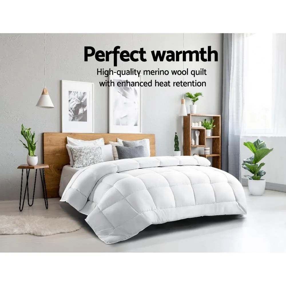 King Size Merino Wool Duvet Quilt