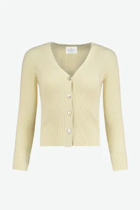 Lima Cardigan Ivory White