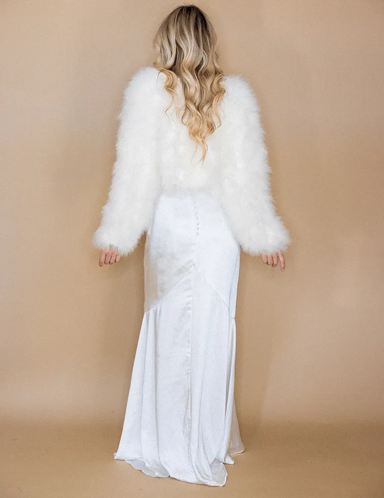 Lola - Crop Jacket in Ivory