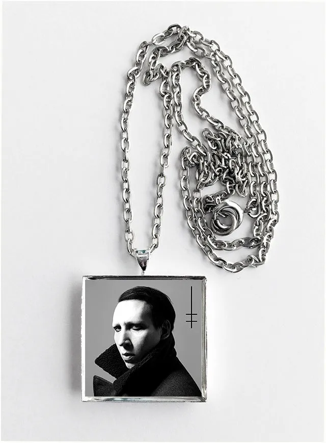 Marilyn Manson - Heaven Upside Down - Album Cover Art Pendant Necklace