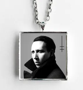 Marilyn Manson - Heaven Upside Down - Album Cover Art Pendant Necklace