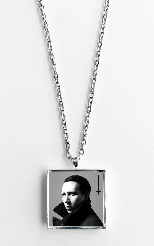 Marilyn Manson - Heaven Upside Down - Album Cover Art Pendant Necklace