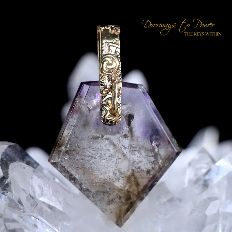 Melody Super 7 Light Language Crystal Pendant ™ 14k