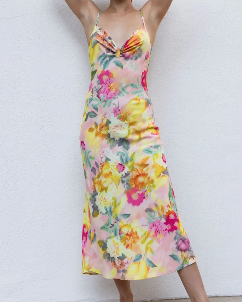 Melting Lemons Bessette Slip Dress