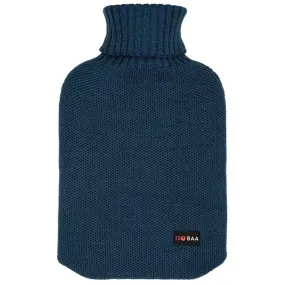 Merino Honeycomb Hot Water Bottle Cover (Petrol)