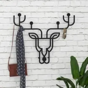 Metal Coat Rack Deer