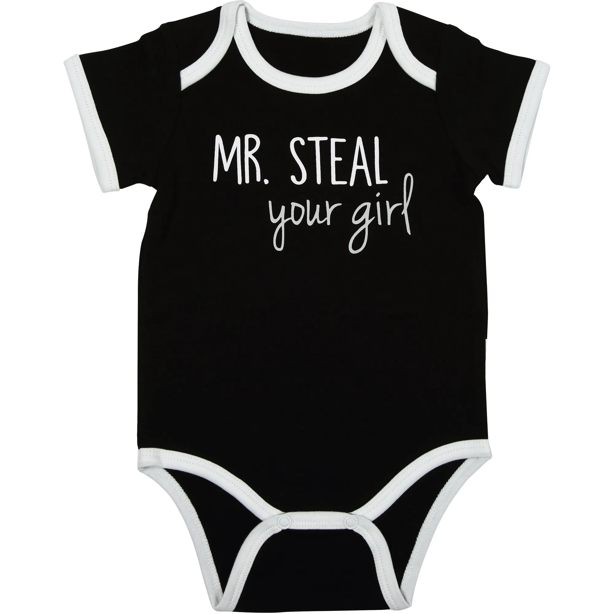 Mr. Steal Black Bodysuit