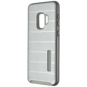 MyBat Advanced Armor Series Case for Samsung Galaxy S9 - Silver/Clear