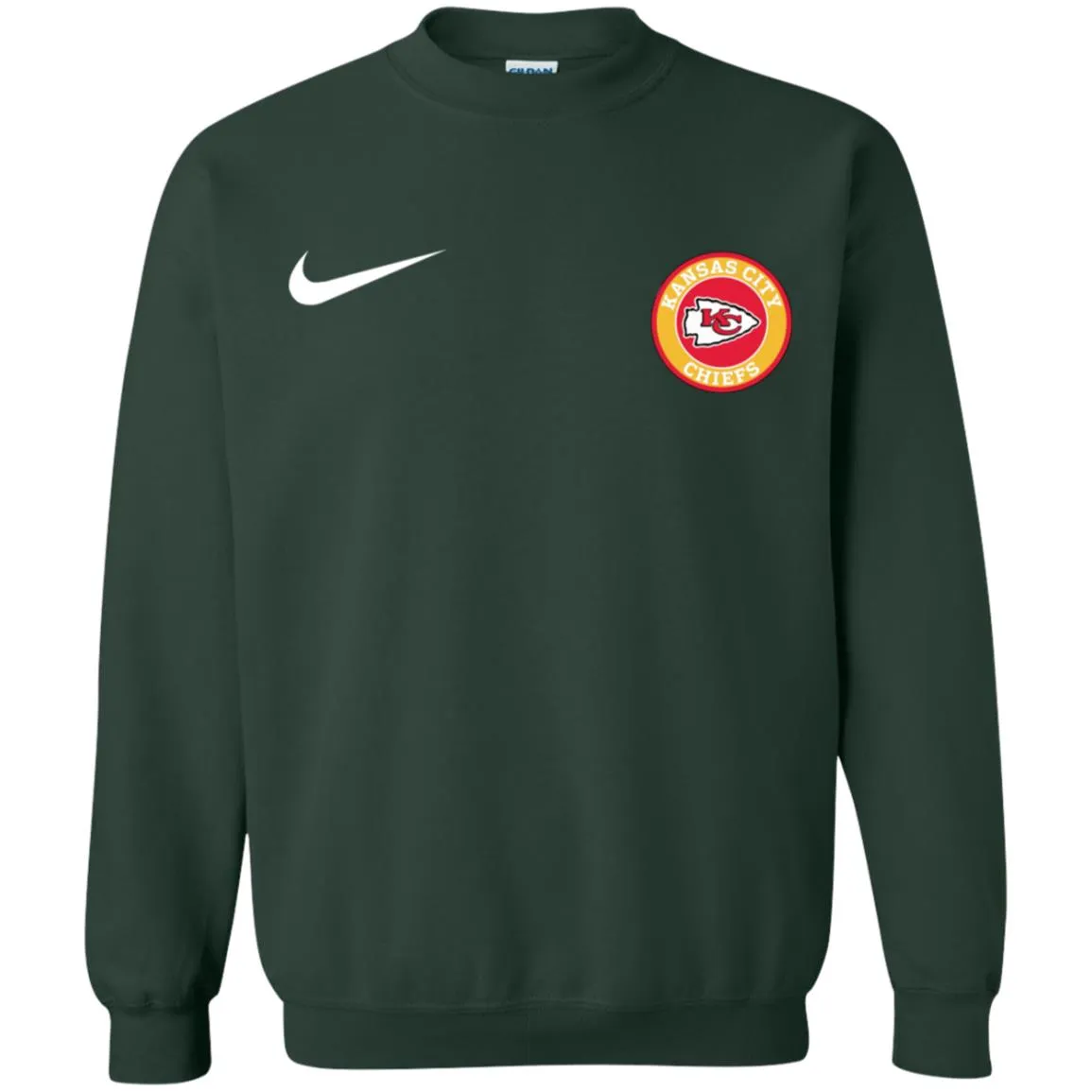 Nike Kansas City Chiefs Nfl Football Unisex Crewneck Pullover Sweatshirt