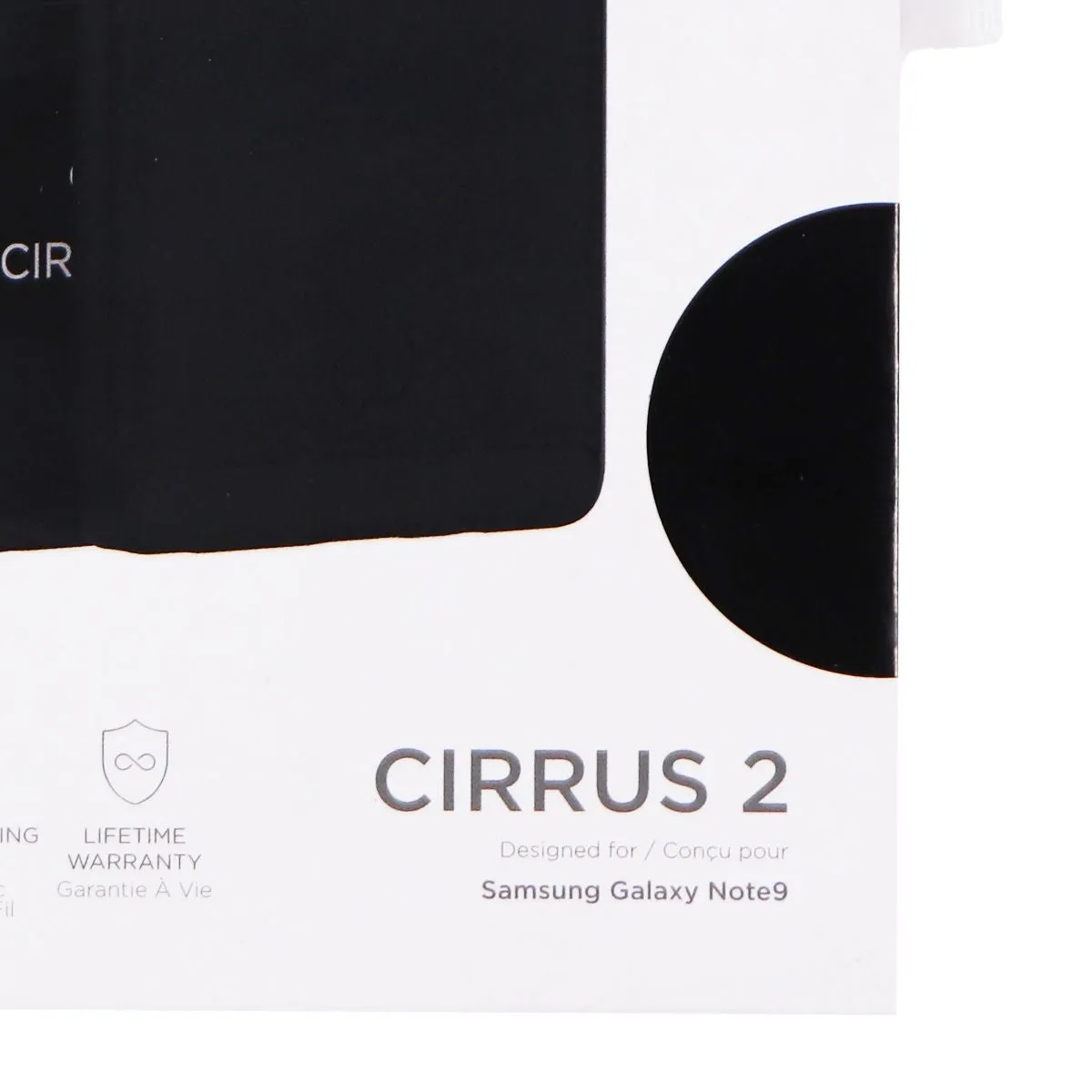Nimbus9 Cirrus 2 Dual Layer Case for Samsung Galaxy Note9 - Matte Black/Red