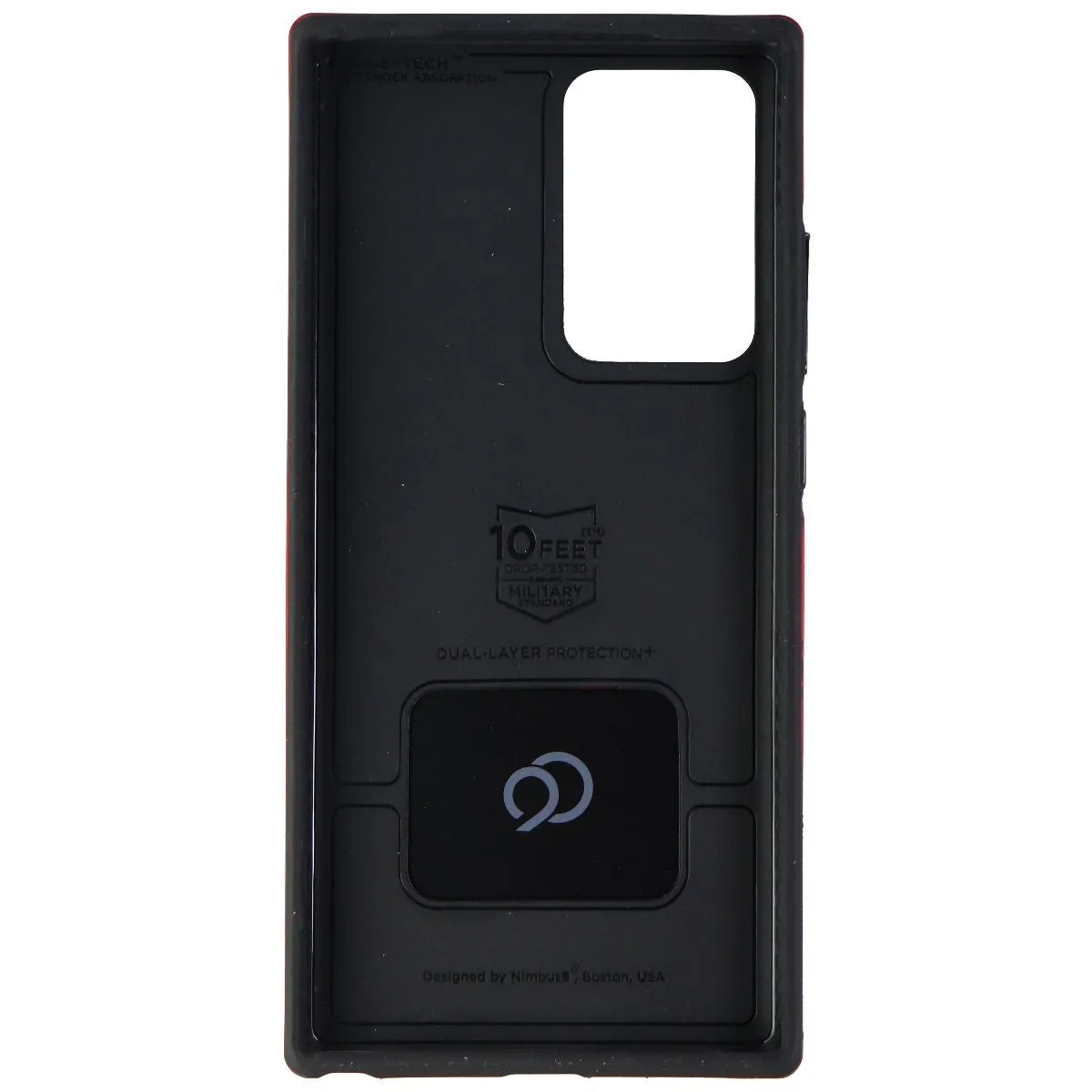 Nimbus9 Cirrus 2 Series Case for Samsung Galaxy Note20 Ultra 5G - Red/Black