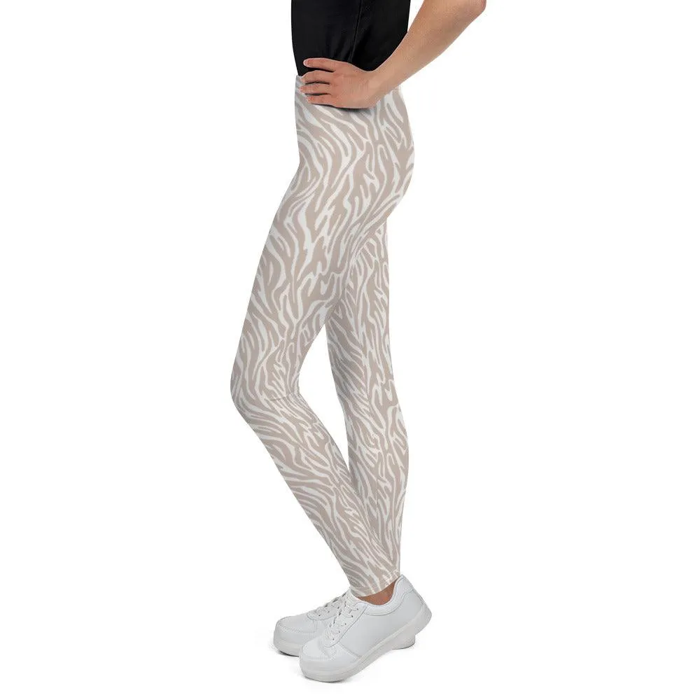 Off-White Animal Print Youth Leggings