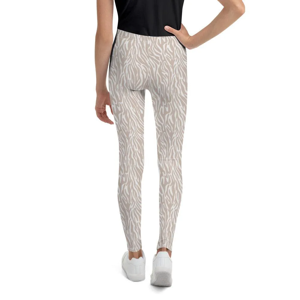 Off-White Animal Print Youth Leggings