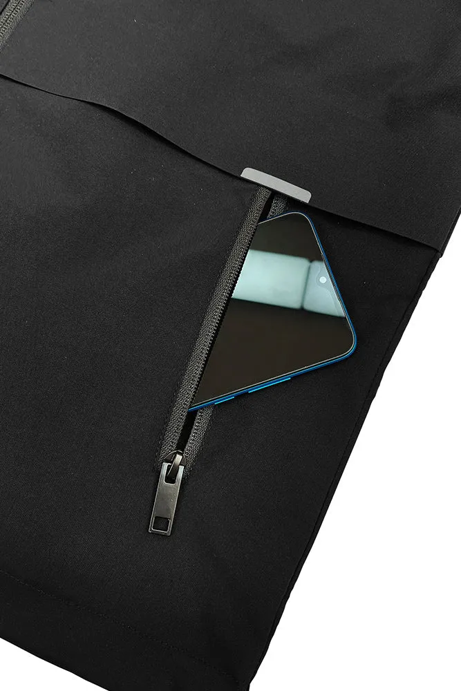 Plain Open Zipper Pockets Winter Outfits Hooded Outdoor Jackets
