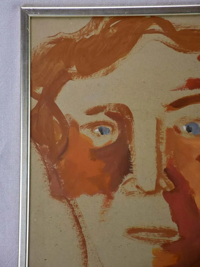 Portrait of a male with blue eyes - Caroline Beauzon 20¾" x 28¾"