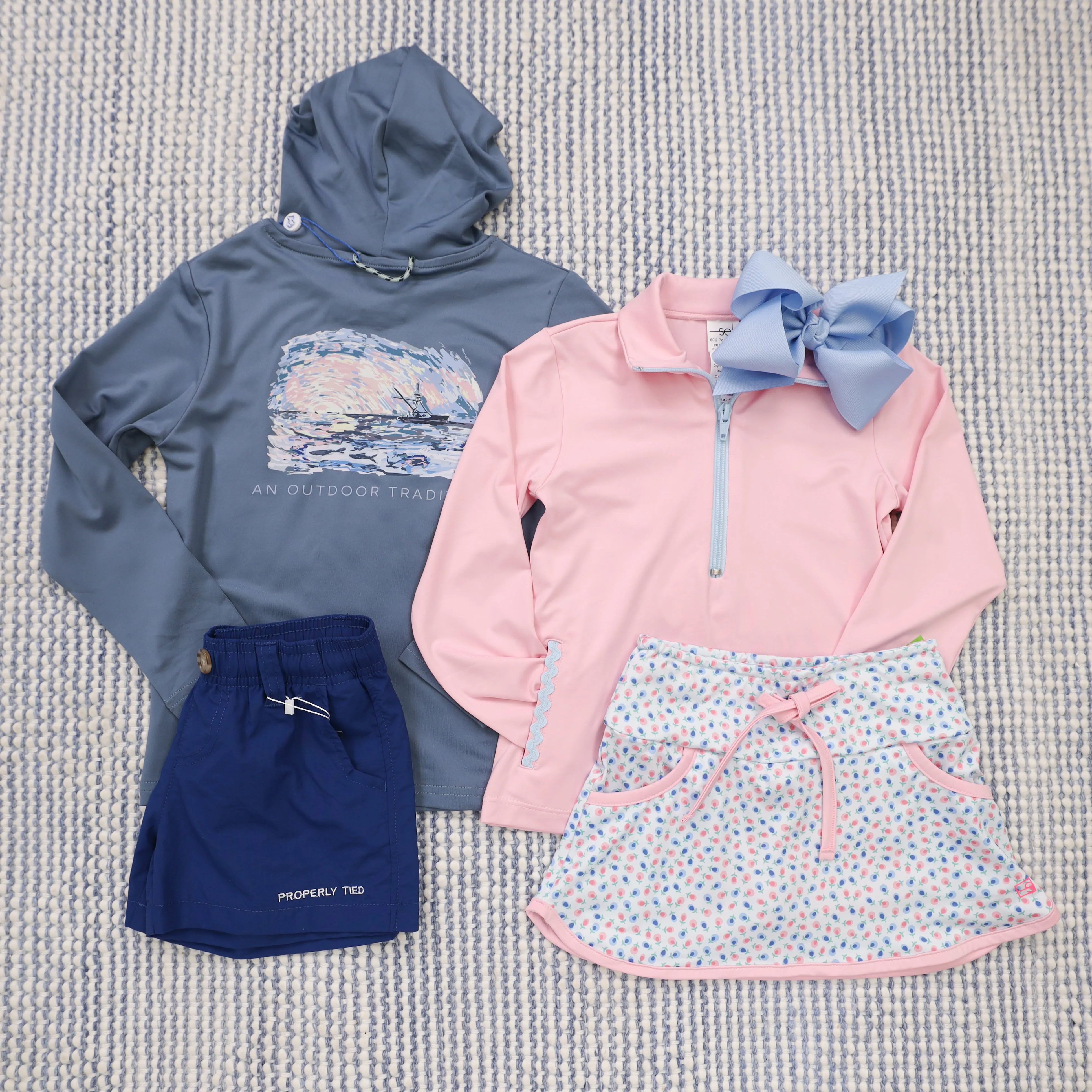 Pro Performance Hoodie T-shirt- Bluefin