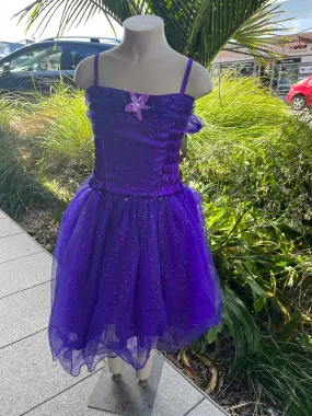 Purple Glitter Dress Large