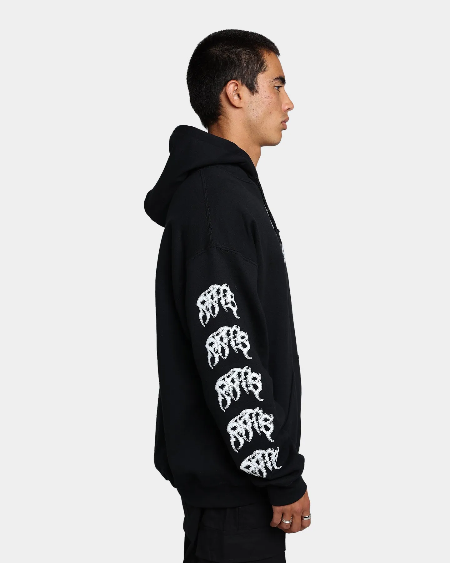 Rats Get Fat Rats Warrior Hoodie Black