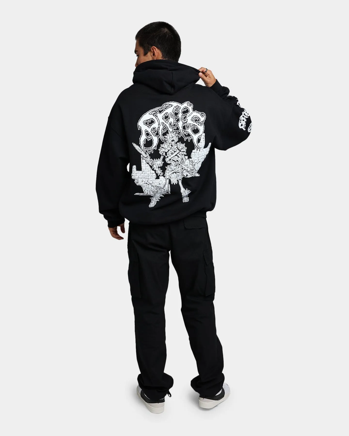 Rats Get Fat Rats Warrior Hoodie Black