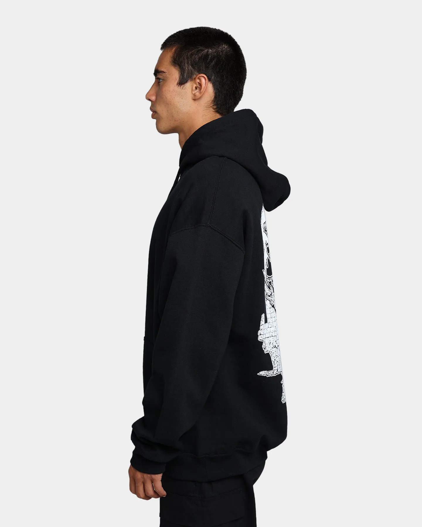 Rats Get Fat Rats Warrior Hoodie Black