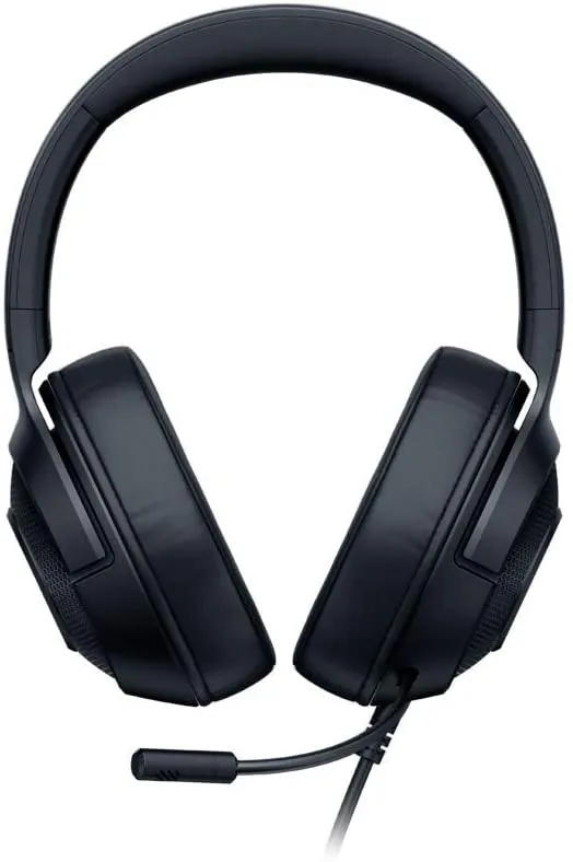 Razer Kraken X Lite Gaming Headset, Ultra Light Oval Ear Headphones, Adjustable Headband - Black