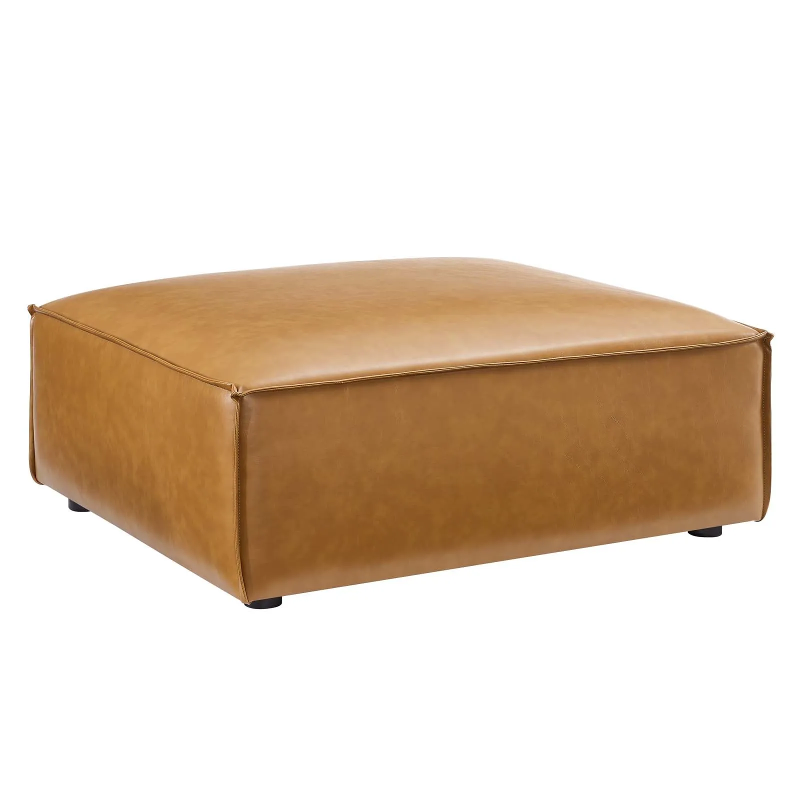 Restore 7-Piece Vegan Leather Sectional Sofa Tan EEI-4716-TAN