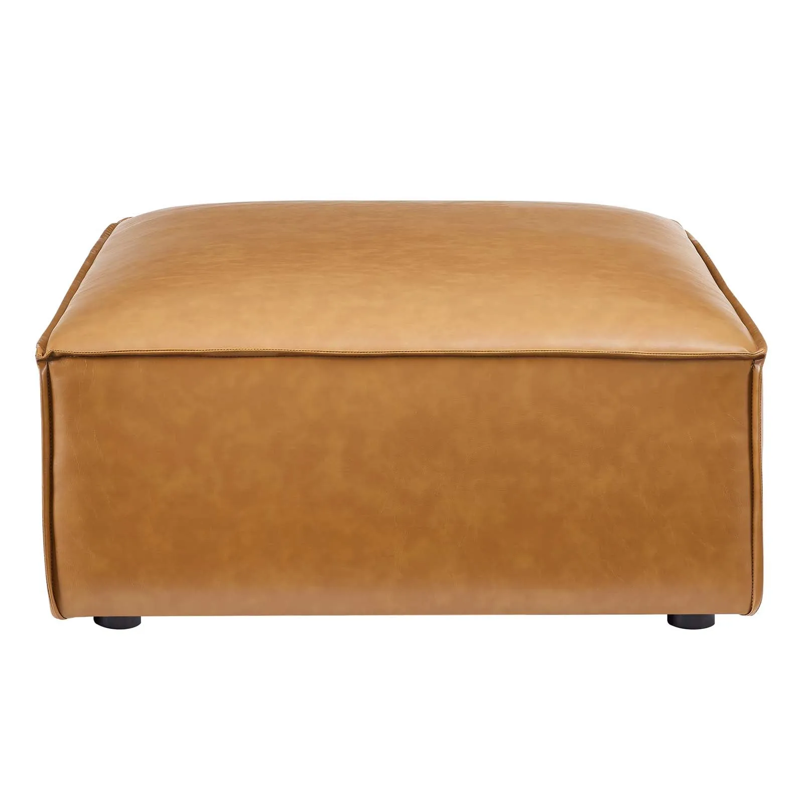Restore 7-Piece Vegan Leather Sectional Sofa Tan EEI-4716-TAN