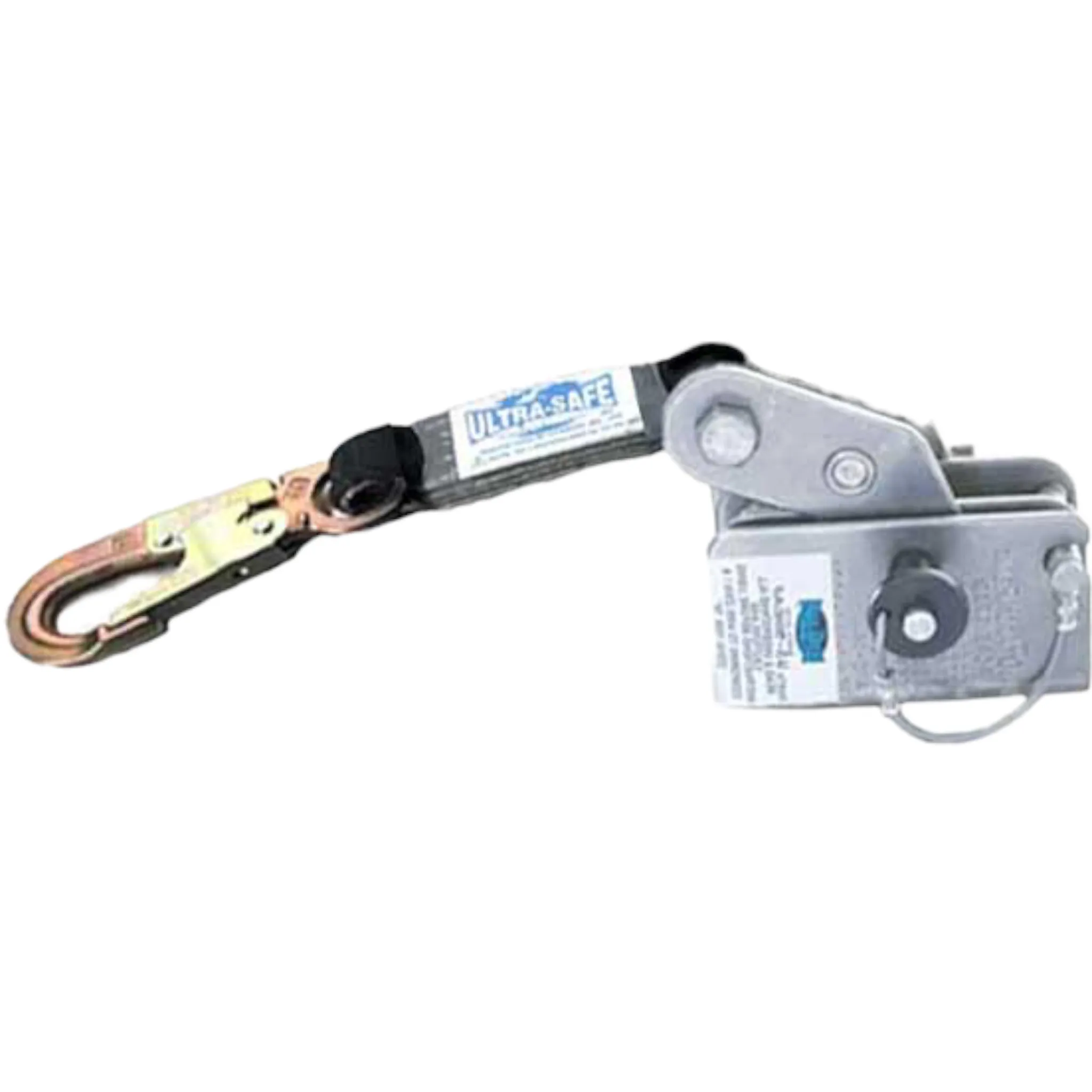 Rope Grab for 5/16″ & 3/8″ Galvanized or Stainless Steel Wire Rope with Shock Pack & Hook Attached | US-5038/9651