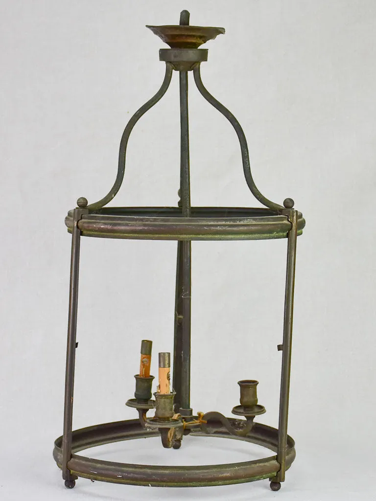 Rustic 19th Century French lantern - iron 23¾"