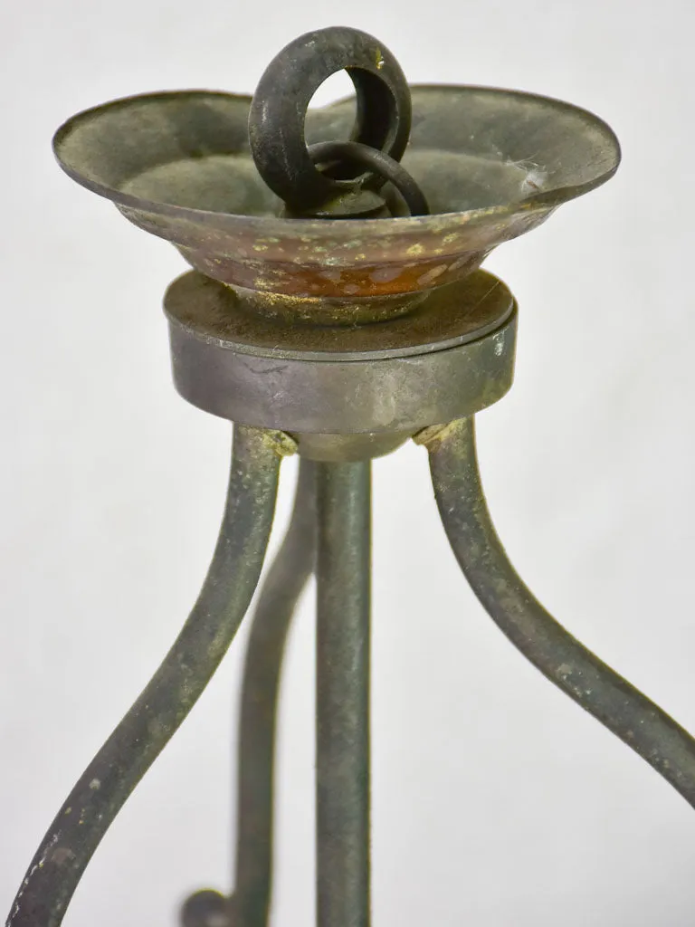 Rustic 19th Century French lantern - iron 23¾"