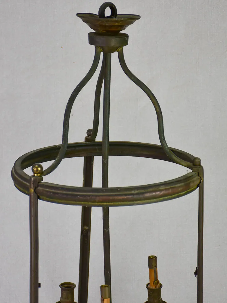 Rustic 19th Century French lantern - iron 23¾"