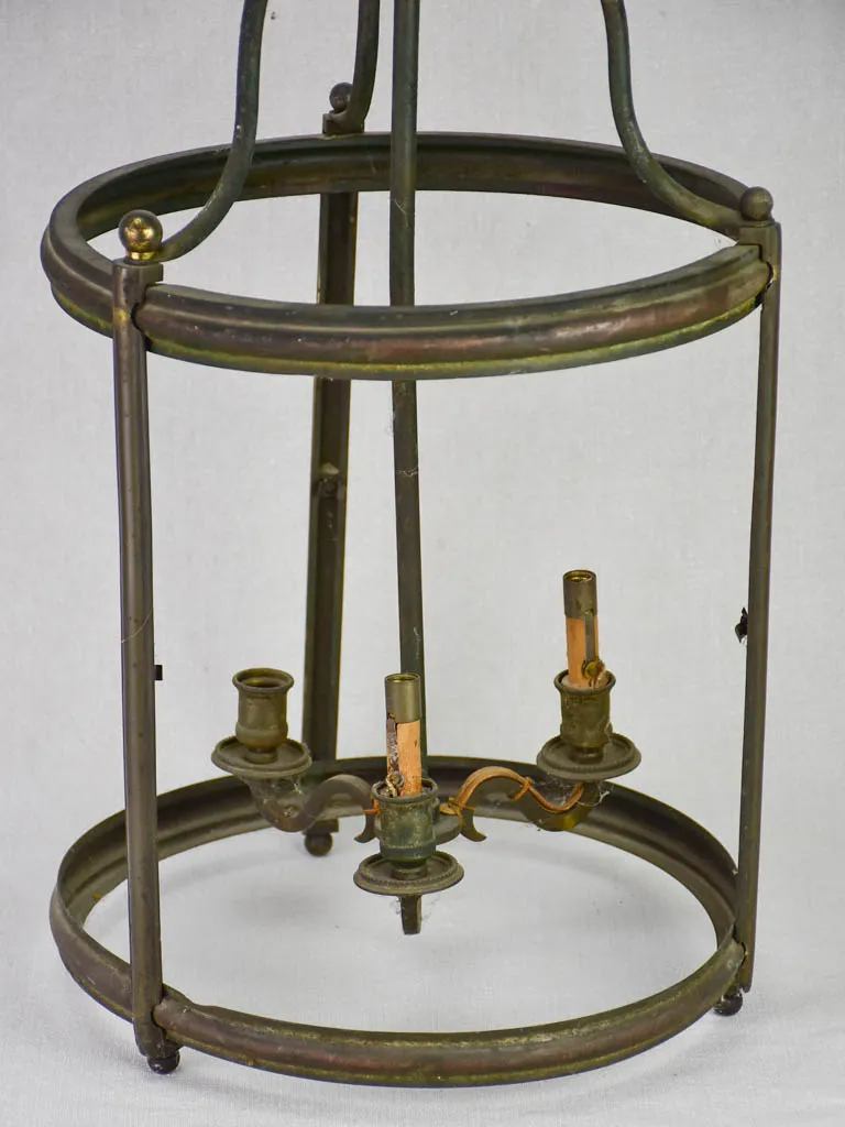 Rustic 19th Century French lantern - iron 23¾"